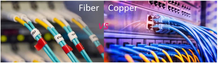 copper cable VS fiber cable copper cable VS fiber cable