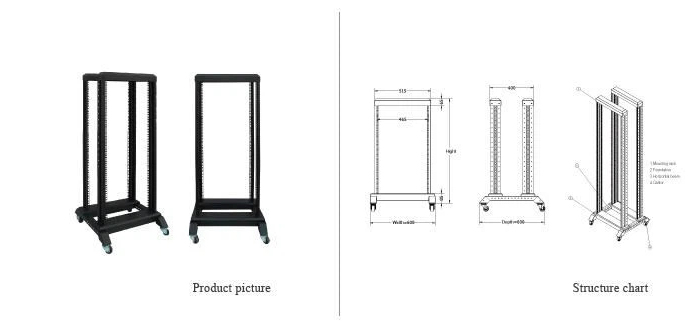 NPX-08-OPEN Network Server Cabinet