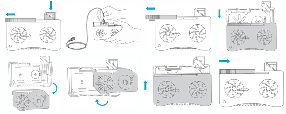 Fiber Optic Cleaning Cassette