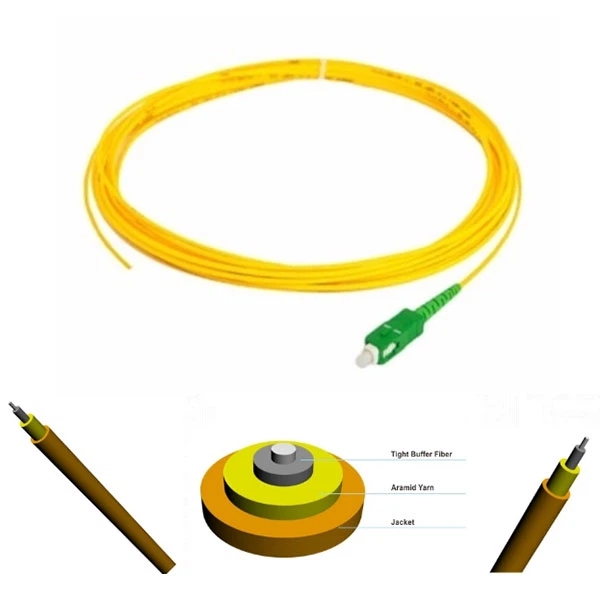 Simplex fiber optical pigtail